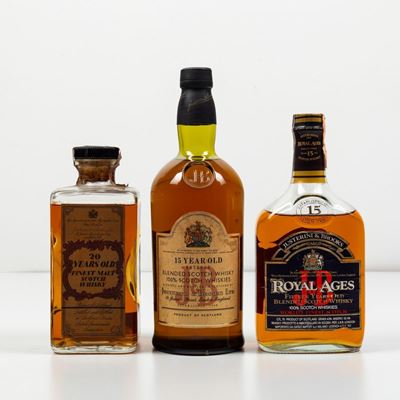 Justerini & Brooks, Finest Malt Scotch Whisky 20 Years Oldjusterini & Brooks, Blended Scotch Whis...