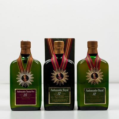 Ambassador Royal, Scotch Whisky 12 Years Oldambassador Royal, Scotch Whisky 25 Years Old