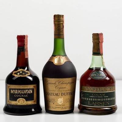 Normandin, Cognac Tre Stellechateau D'uffaut, Grande Champagne Cognaclarsen, Cognac Napoleon