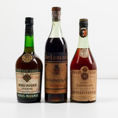 Denis Mounie, Gold Leaf Cognacdelamain, Cognacrene Bigord, Cognac Napoleon Reserve Imperiale