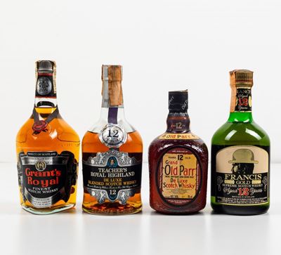 William Grant, Grant’s Royal Finest Scotch Whisky 12 Years Oldwilliam Teacher, Teacher’s Royal Hi...