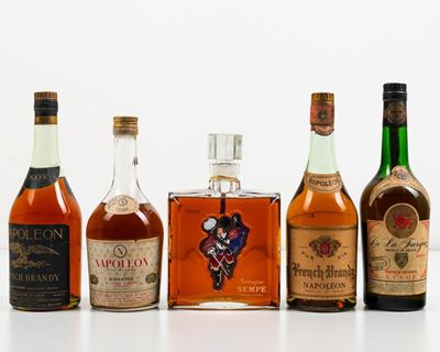Blanchard, Napoleon French Brandy V.s.o.p.andre Garcon, Kingston Napoleon Fine Brandy V.V.o.p.sem...