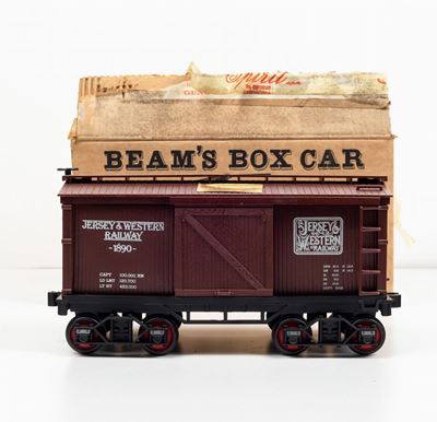 James B. Beam, Kentucky Straight Bourbon Decanter Jersey & Western Whiskey Beam 100 Months Old