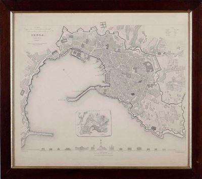 Pianta di Genova - Inghilterra