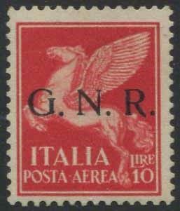1944, Repubblica Sociale, Posta Aerea.  - Asta Filatelia e Storia Postale - Cambi Casa d'Aste