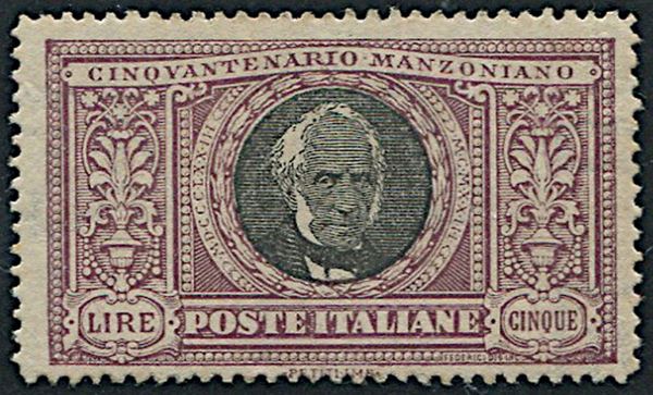 1923, Regno d'Italia, Manzoni.