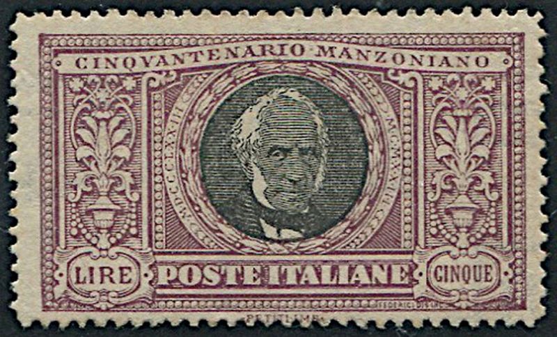 1923, Regno d'Italia, Manzoni.  - Asta Filatelia e Storia Postale - Cambi Casa d'Aste