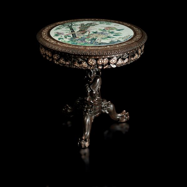 A round table, China, Qing Dynasty, 1800s