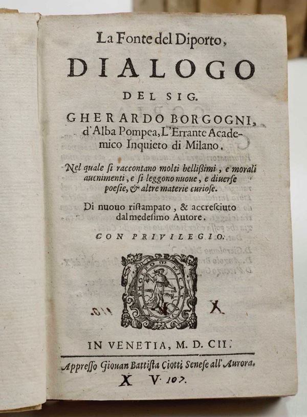 L’occhiale appannato...In Messina, per Gio. Franc. Bianco Stamp., 1629
