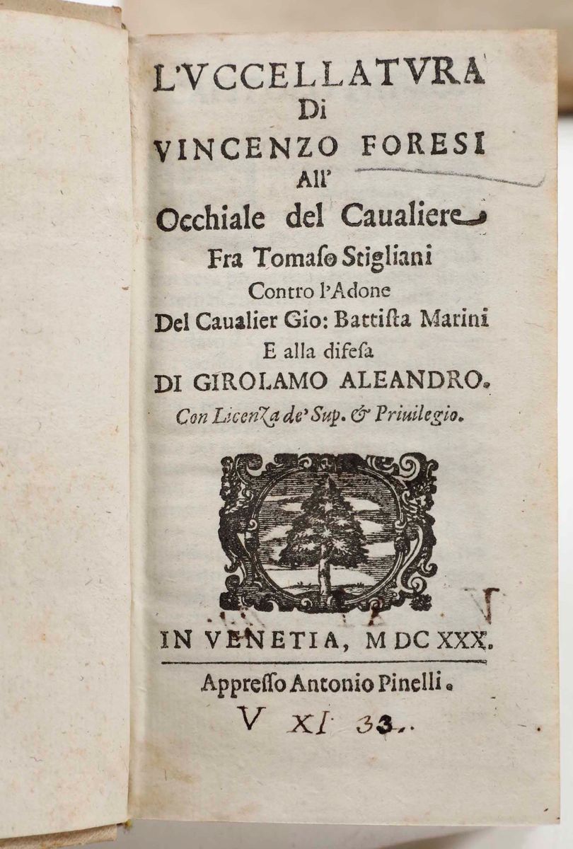 Scipione Errico - L’occhiale Appannato...in Messina, per Gio. Franc. Bianco Stamp., 1629