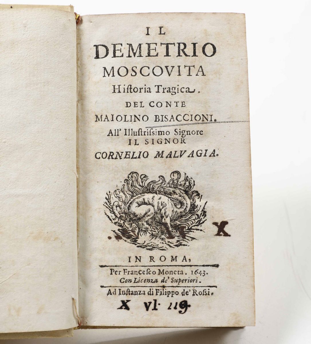 Francesco Pona - La Galleria delle Donne Celebri, in Roma, per il Corbelletti, 1635