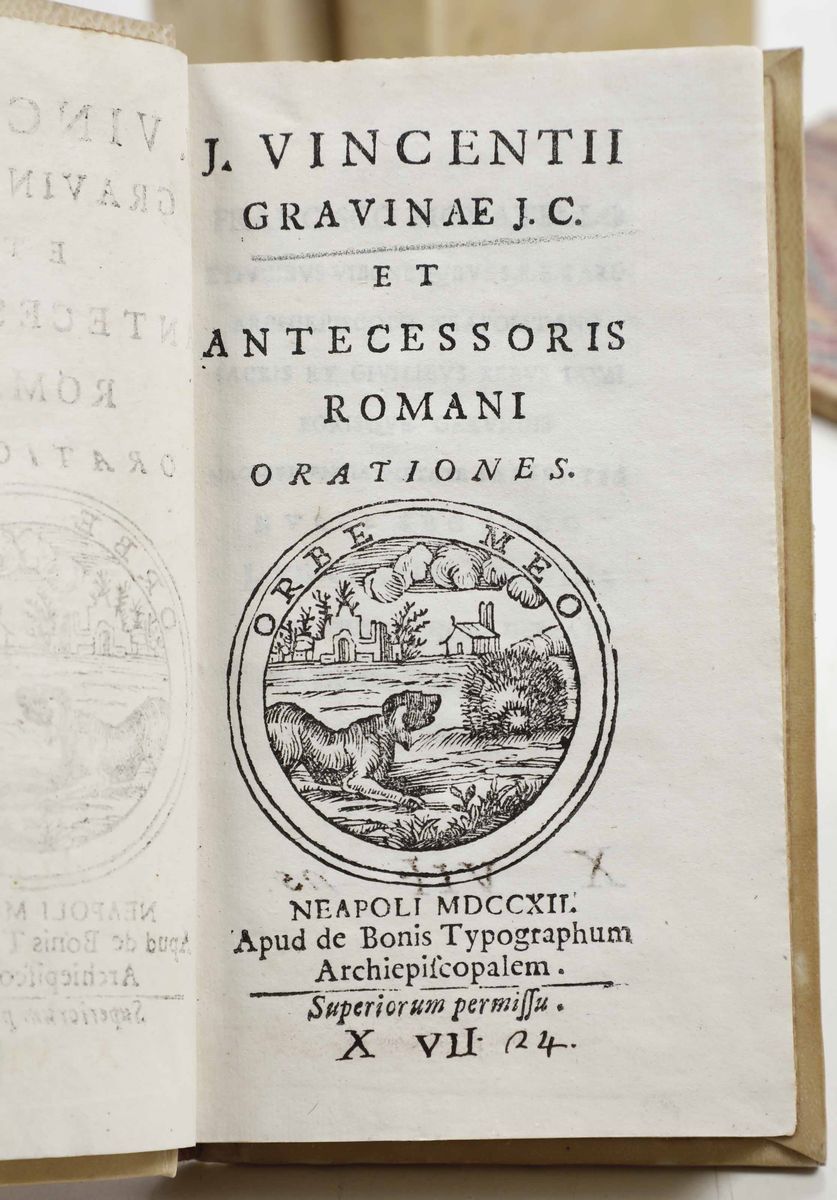 Vincenzo Gravina - Tragedie, in Napoli, nella Stamperia di Felice Mosca, 1712