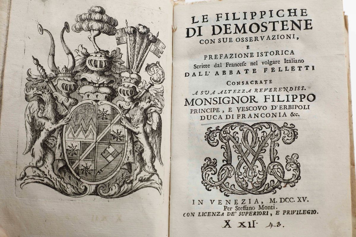Vincenzo Gravina - Tragedie, in Napoli, nella Stamperia di Felice Mosca, 1712