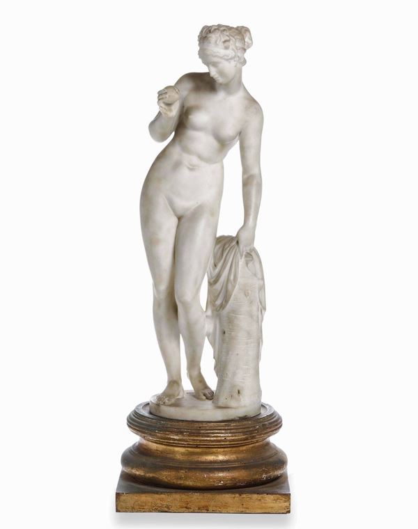 Afrodite. Marmo bianco. Arte neoclassica, Italia XVIII-XIX secolo