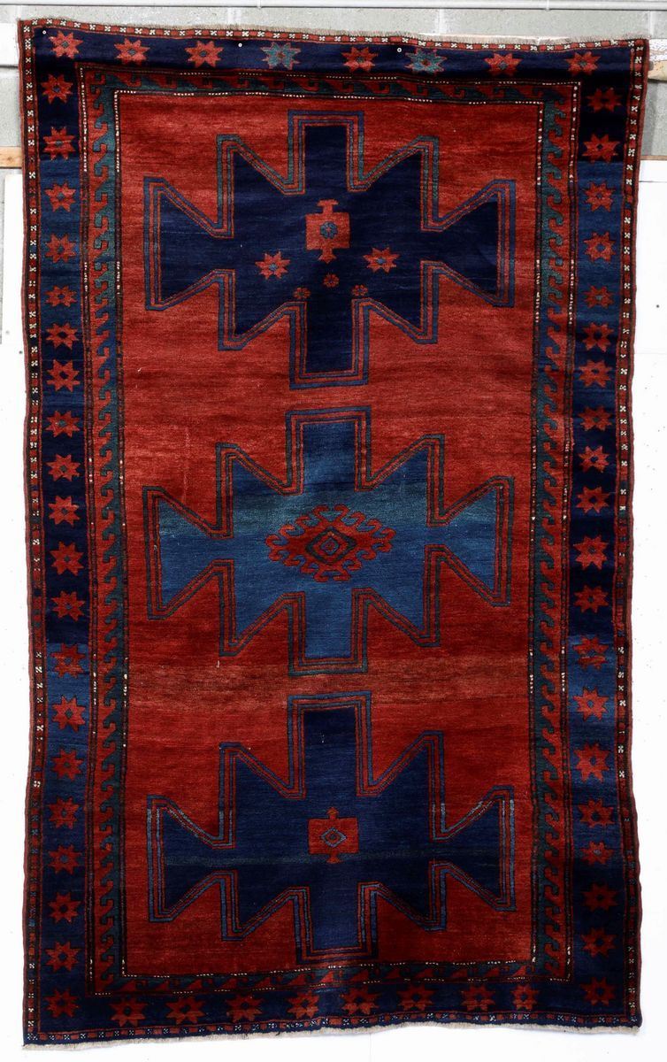 Tappeto kazak, Caucaso prima metà XX secolo  - Auction Carpets - Cambi Casa d'Aste