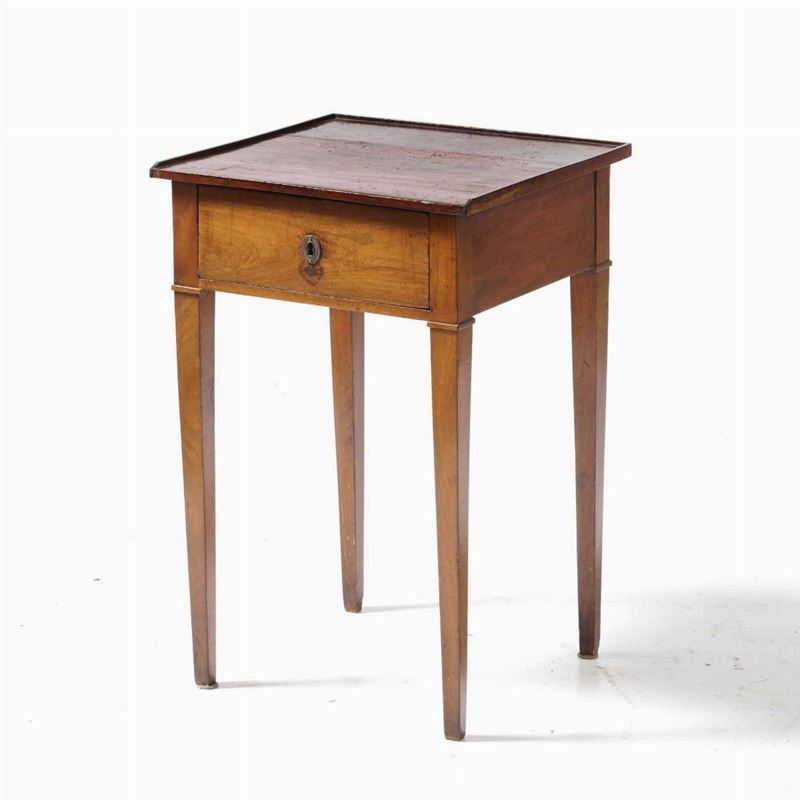 Tavolino direttorio ad un cassetto. XIX secolo  - Auction Antique October | Cambi Time - Cambi Casa d'Aste