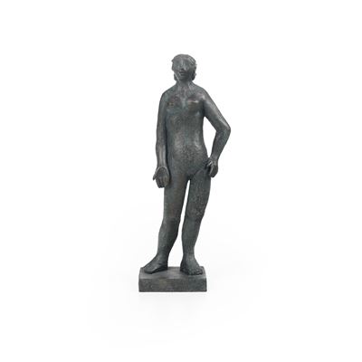 Fonditore del XX secolo, Nudo femminile in bronzo fuso e patinato