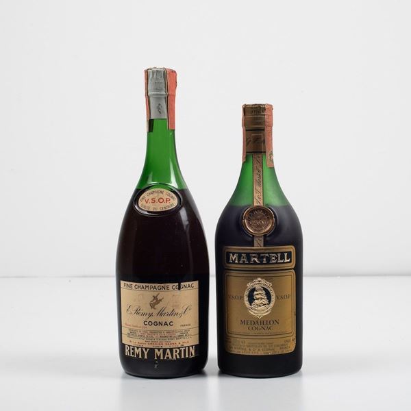 Remy Martin, Fine Champagne Cognac V.S.O.P. Qualite du Centaure Martell, Cognac Medaillon V.S.O.P.