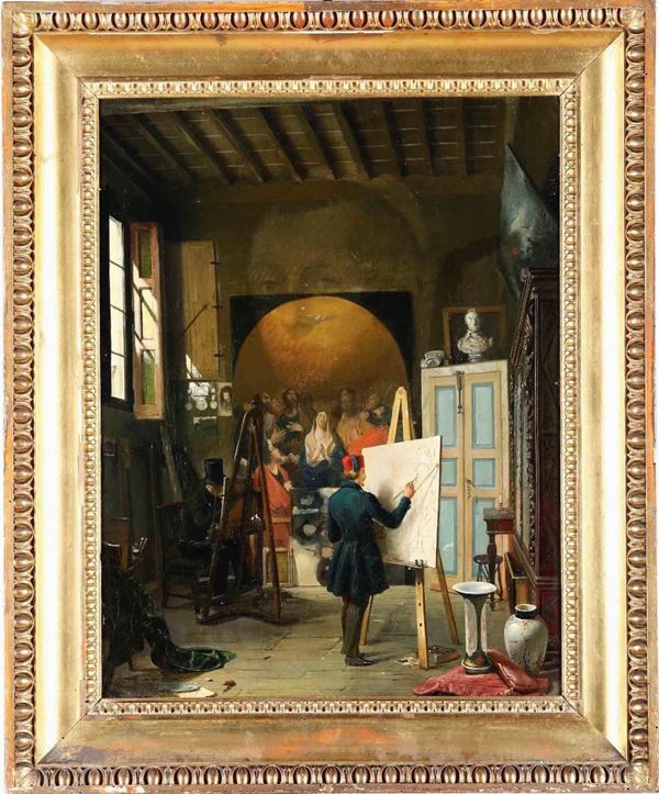 Scuola lombarda, secolo XIX Studio del pittore