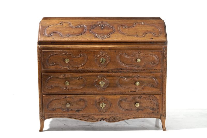 Ribalta in legno intagliato. Parma, XVIII-XIX secolo  - Auction Antique April - Cambi Casa d'Aste