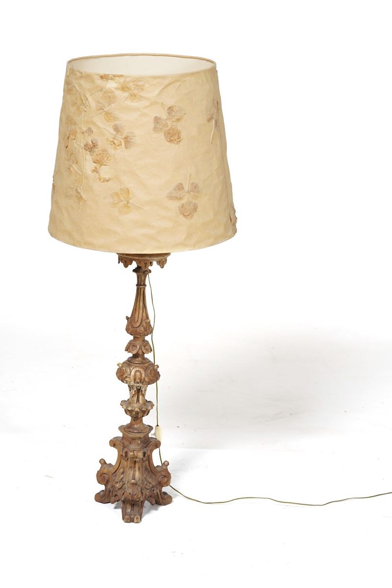 Torciera in legno intagliato, XIX secolo  - Auction Antique October | Cambi Time - Cambi Casa d'Aste