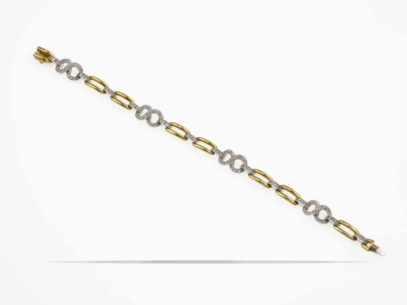Diamond and gold bracelet  - Auction Jewels - Cambi Casa d'Aste