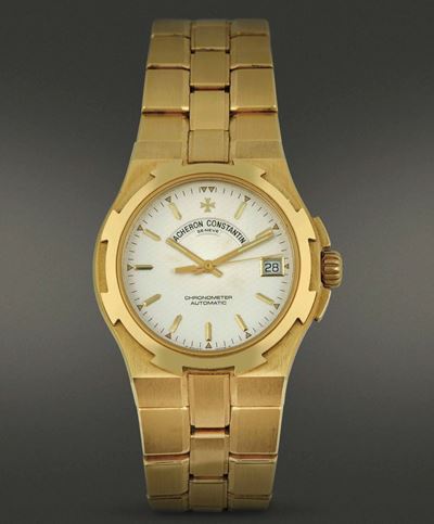 Vacheron & Constantin - Overseas Jumbo 42040 in Oro 18 Kt, Carica Automatica con Datario e Indici...