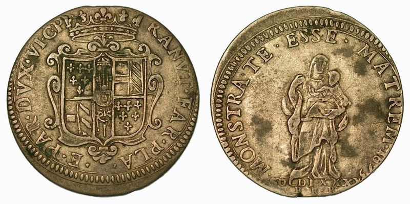 PIACENZA. RANUCCIO II FARNESE, 1646-1694. Quarantano 1673.  - Auction Numismatics - Cambi Casa d'Aste