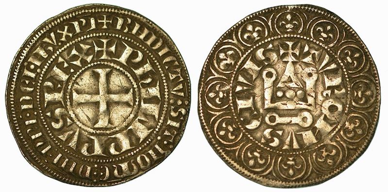 FRANCIA. PHILIPPE III, 1270-1295. Gros Tournois.  - Asta Numismatica - Cambi Casa d'Aste