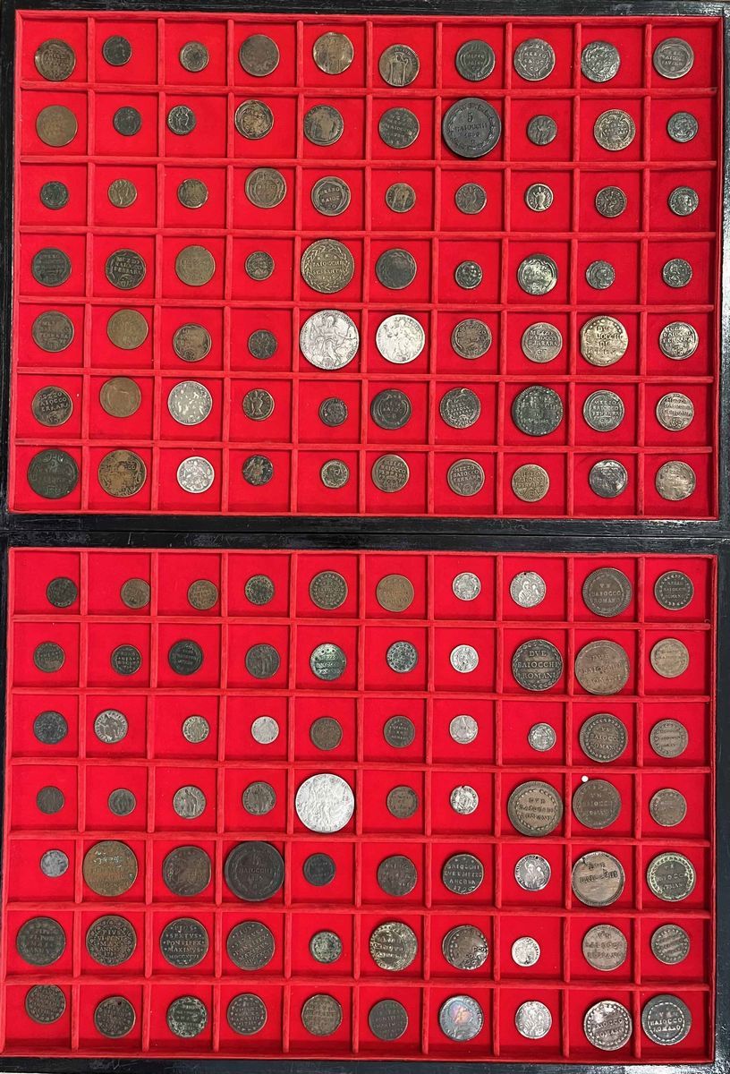 Stato Pontificio. Lotto di 140 Monete.