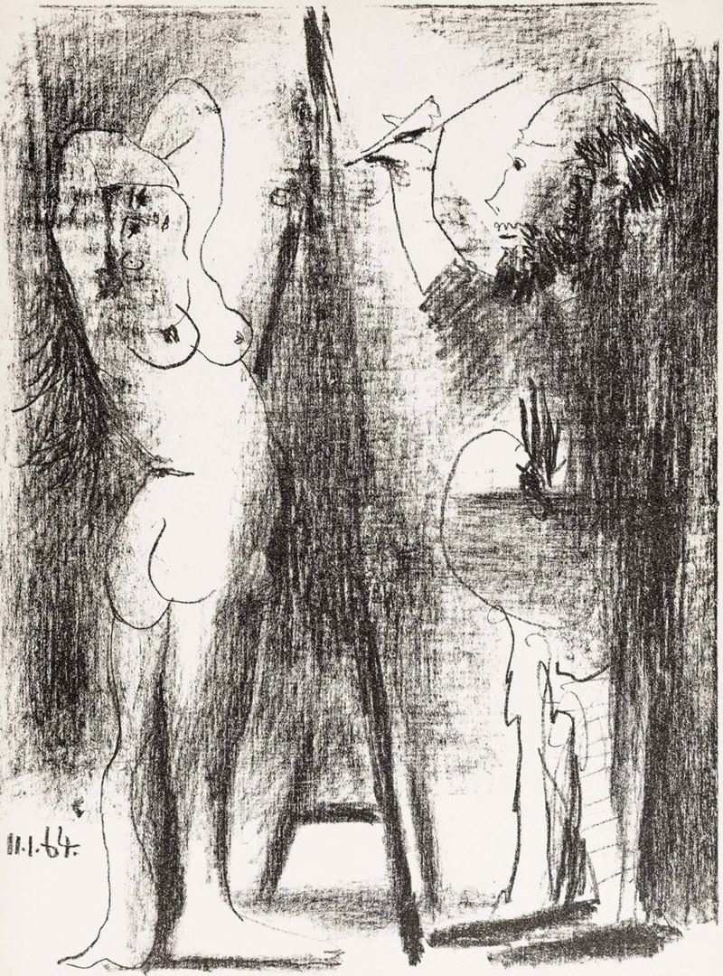 Pablo Picasso - Le Peintre Et Son Model II