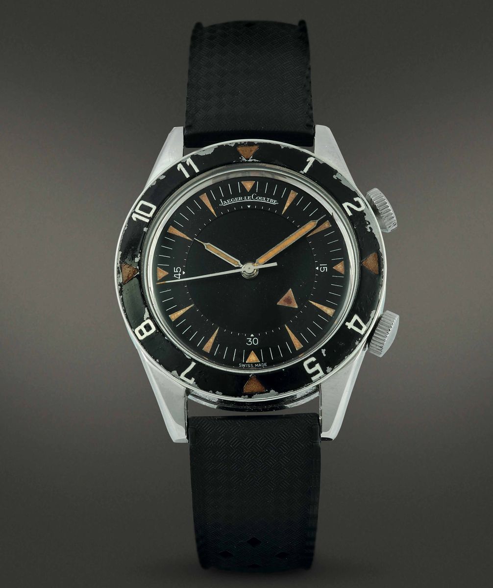 JAEGER LECOULTRE Memovox Deep Sea Automatic Svegliarino Orologio a carica automatica con sistema bumper in acciaio