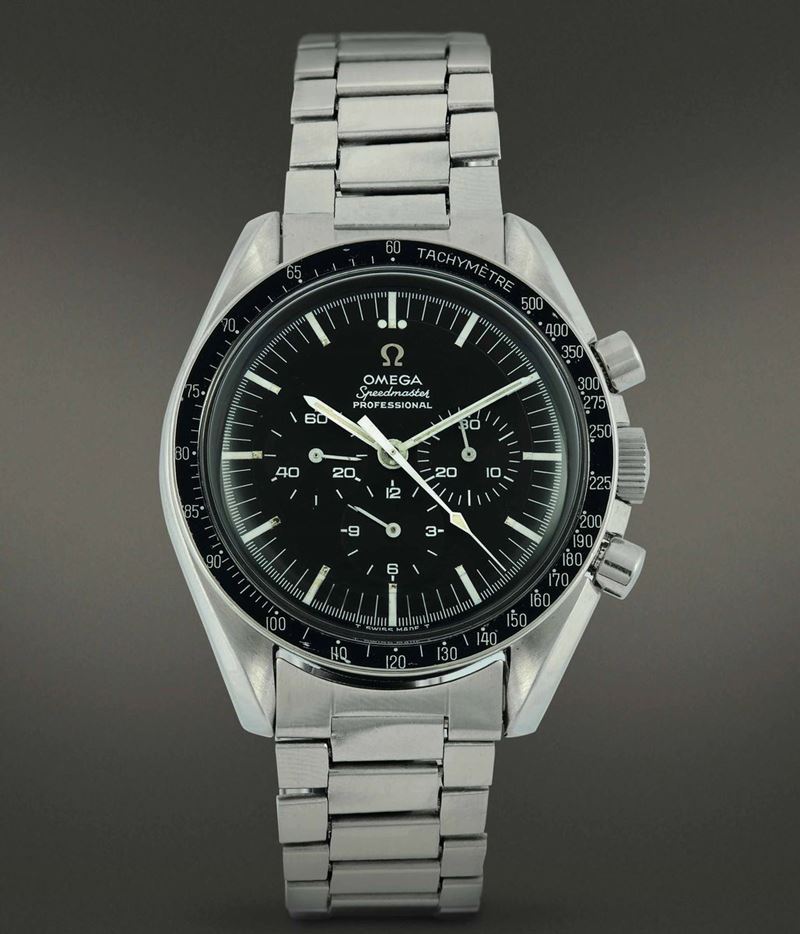 OMEGA - Speedmaster  Cronografo a tre contatori a carica manuale in acciaio, Cal 321.  - Auction The One, for passionate only - Cambi Casa d'Aste