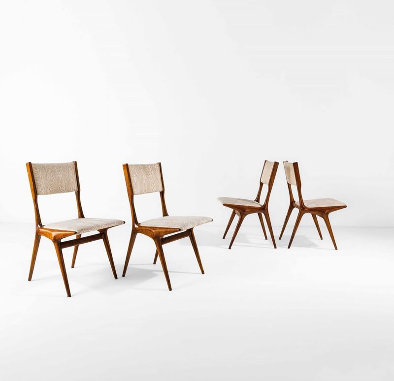 Carlo De Carli : Quattro sedie  - Auction Design 200 - Cambi Casa d'Aste