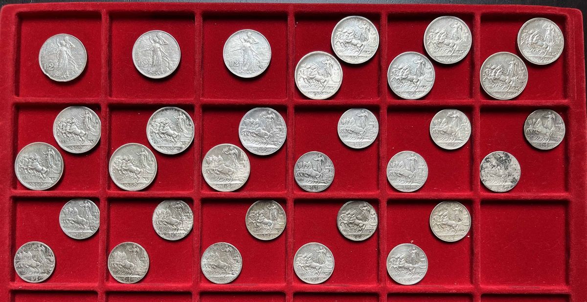 Regno D'italia. Lotto di 31 Monete.