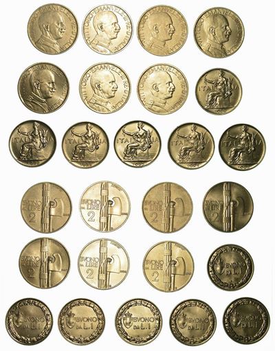 Regno D'italia. Lotto di Tredici Monete.