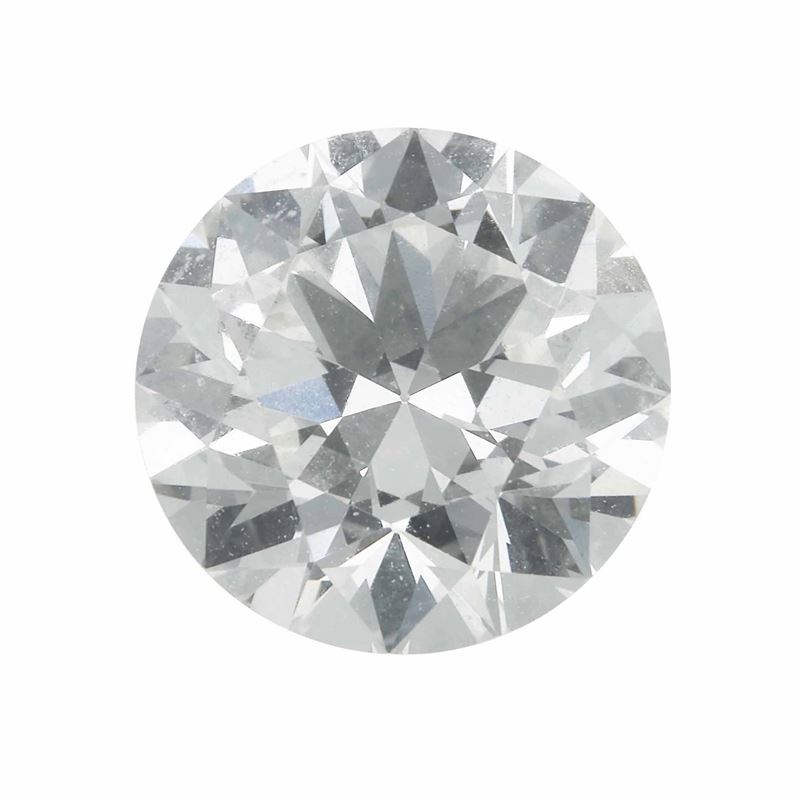Diamante di vecchio taglio di ct 2.05, colore K, caratteristiche interne VS2, fluorescenza UV nulla  - Asta Fine Jewels - Cambi Casa d'Aste