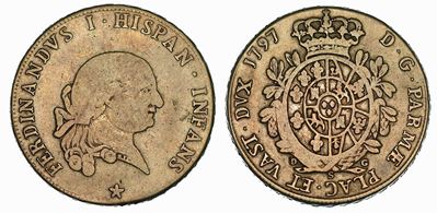 Parma. Ferdinando i di Borbone, 1765-1802. Ducato 1797.