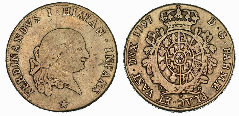 PARMA. FERDINANDO I DI BORBONE, 1765-1802. Ducato 1797.  - Auction Numismatics - Cambi Casa d'Aste