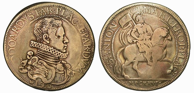PIACENZA. ODOARDO FARNESE, 1622-1646. Scudo 1626.  - Auction Numismatics - Cambi Casa d'Aste