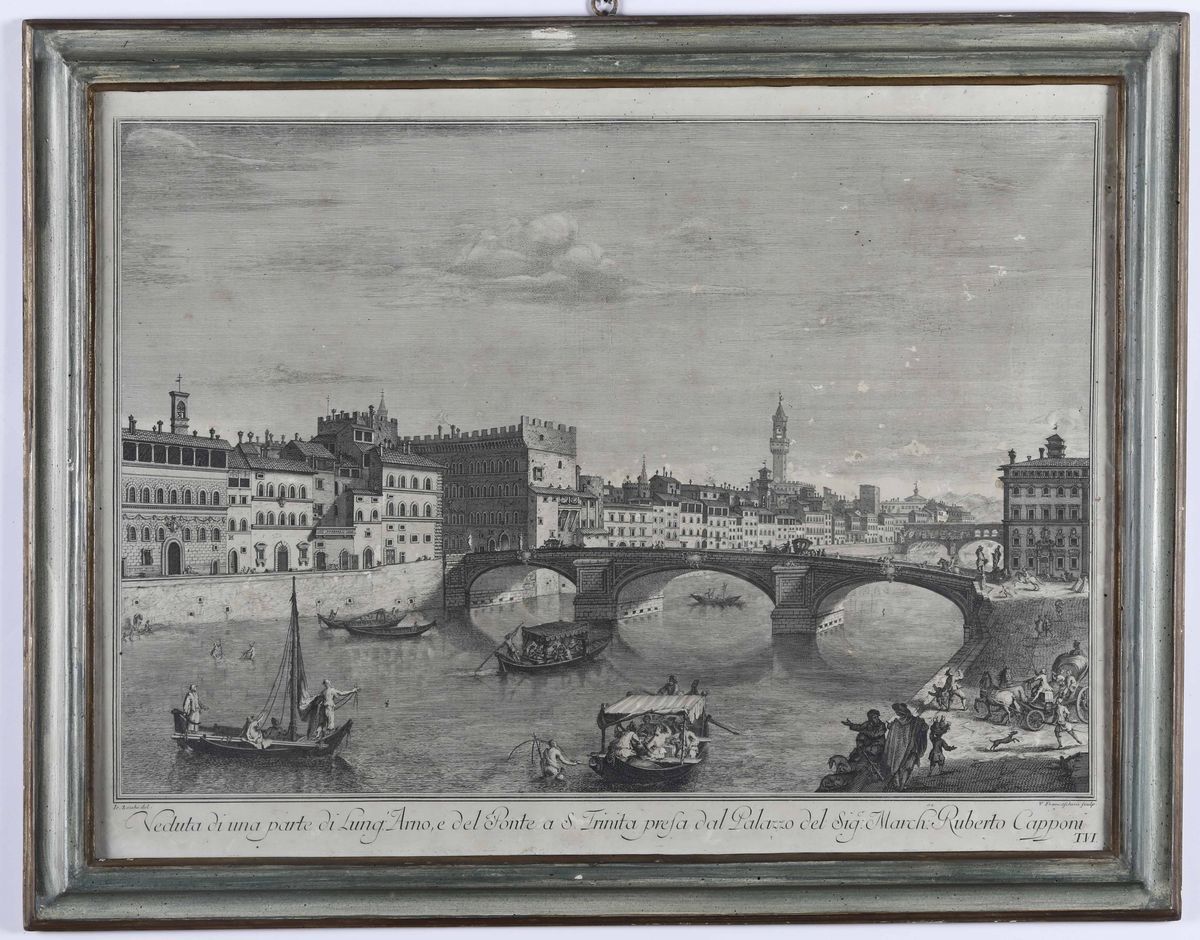 Giuseppe Zocchi - 5 Vedute di Firenze
