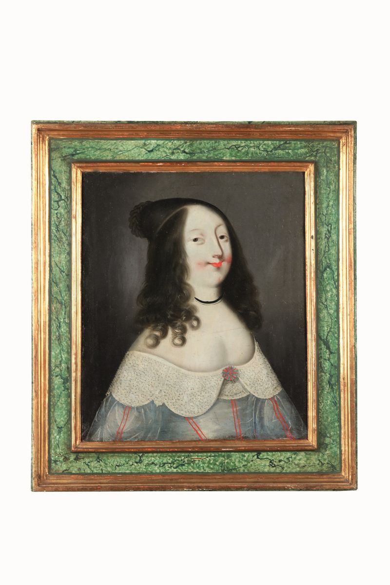 Scuola Francese del XVII-XVIII Secolo Ritratti di Nobildonne