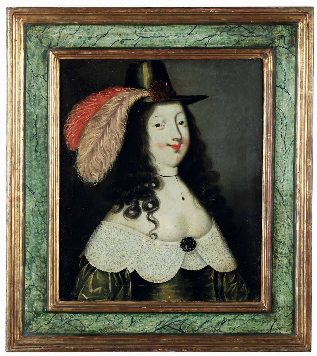 Scuola Francese del XVII-XVIII Secolo Ritratti di Nobildonne