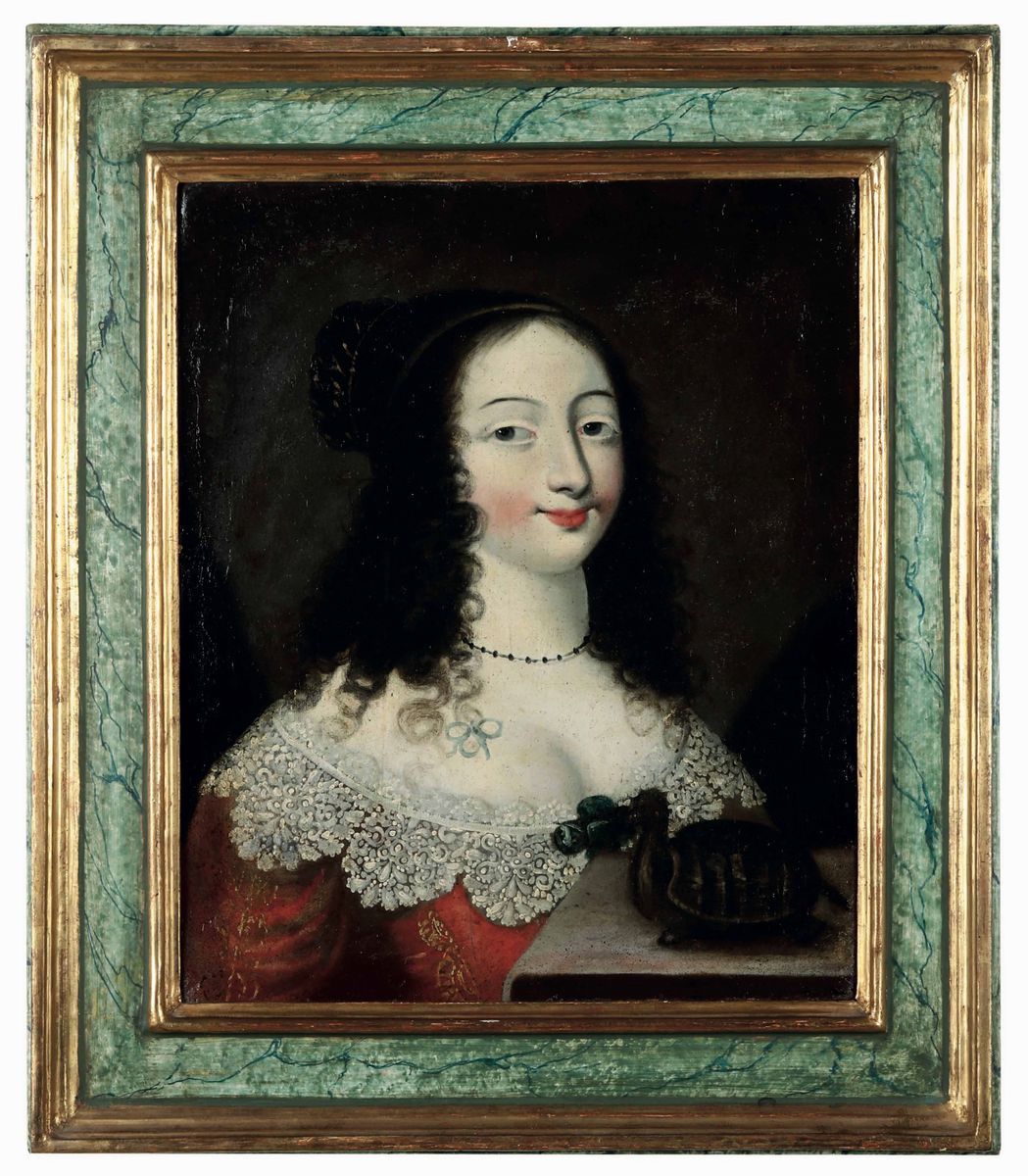 Scuola Francese del XVII-XVIII Secolo Ritratti di Nobildonne