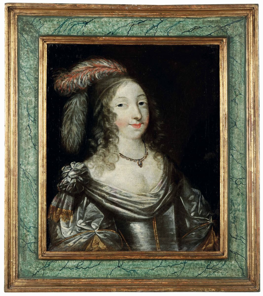 Scuola Francese del XVII-XVIII Secolo Ritratti di Nobildonne