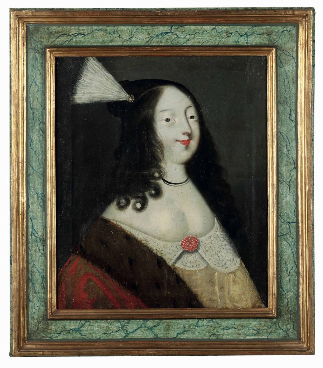 Scuola Francese del XVII-XVIII Secolo Ritratti di Nobildonne