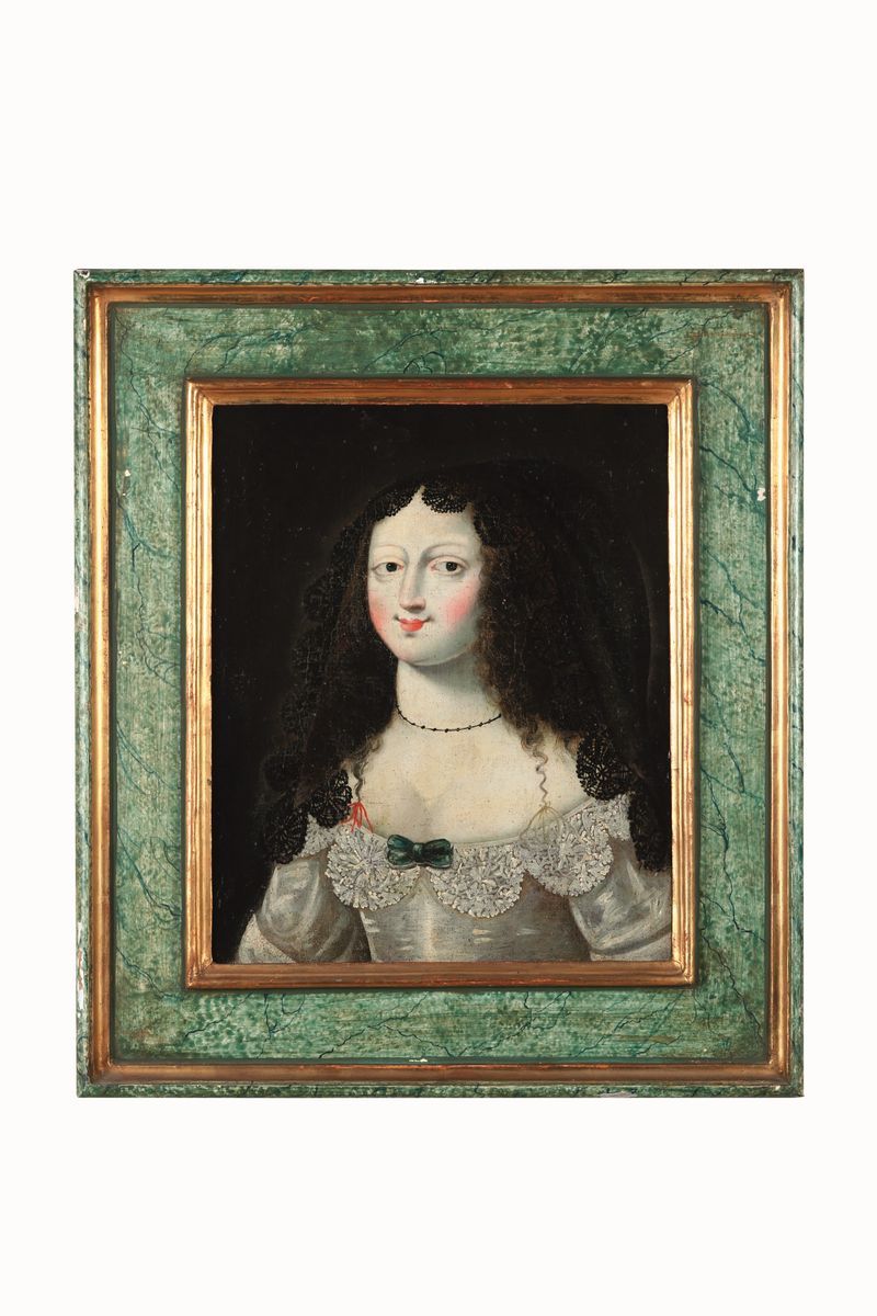 Scuola Francese del XVII-XVIII Secolo Ritratti di Nobildonne