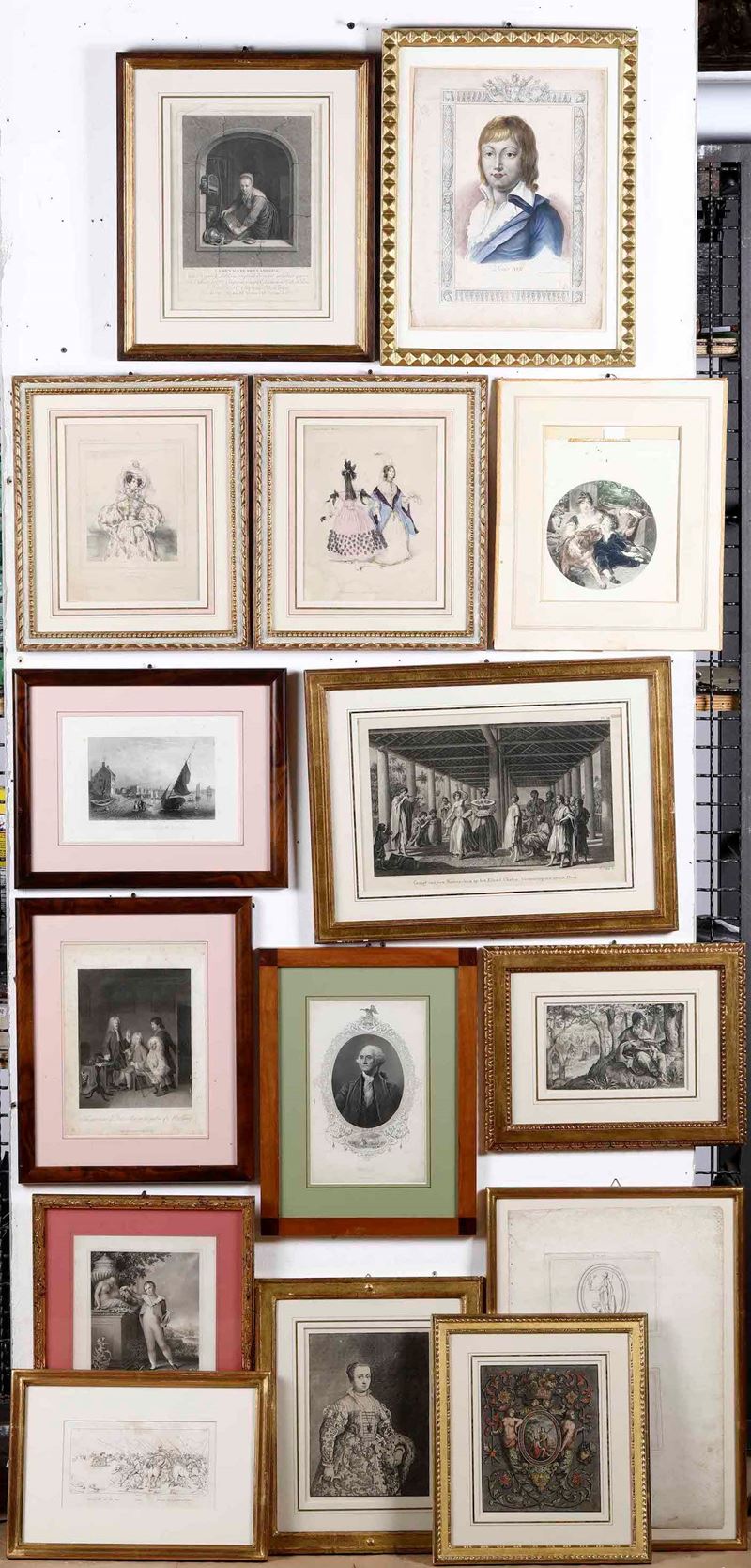 Lotto misto di 15 stampe  - Auction Antiques and paintings - Cambi Casa d'Aste