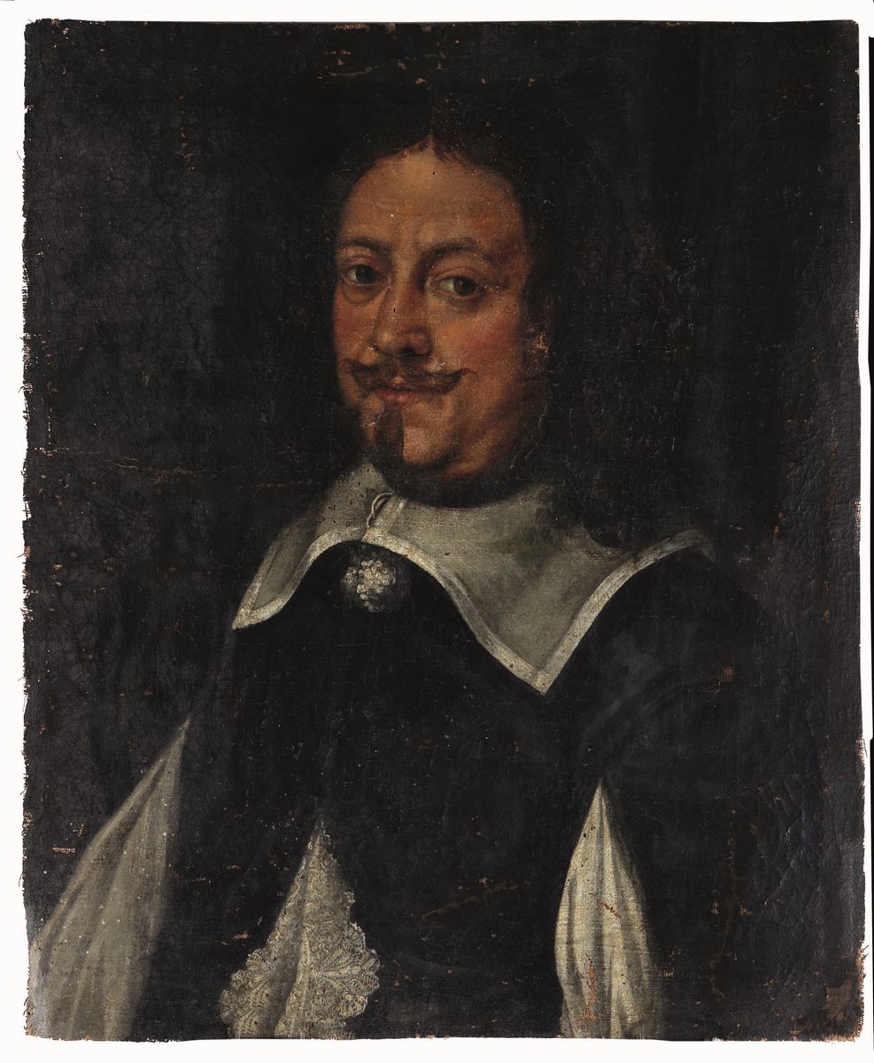Scuola della Fine del XVII Secolo Ritratti di Coniugi