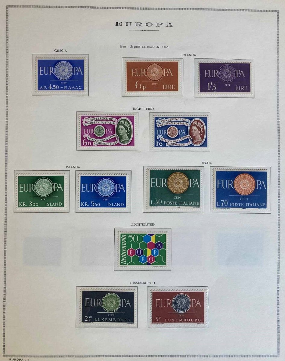 1956/1979, Unione Europea, Collezione Completa.